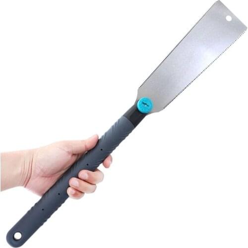 Double Sides SK5 Steel Hand Saw Tenon 3-edge Teeth Plastic Cutting Woodworking