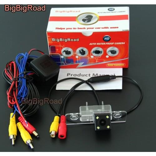 BigBigRoad Car Rear View Reverse Parking CCD Camera For Skoda Octavia 2008 - 2013 / Ford Mustang GT / CS 2005 - 2012 2013 2014