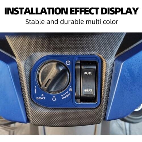 Engine Start Stop Button Panel Cover Protector Fit for PCX150 Motorcycle