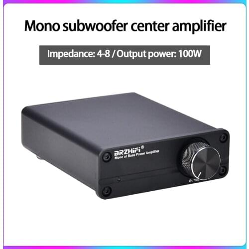 KYYSLB MONOORBASS 300W 4-8 Ohm DC12-24V Mono Subwoofer Center Small Amplifier AV Home Theater Mini Amplifier