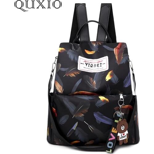 New Waterproof Oxford Women Backpacks 2019 Anti Theft Backpack Female Small Bagpack Fashion School bags for Girls Mochila WHY02