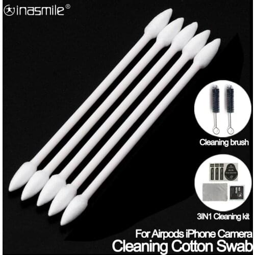 Dust Free Disposable Cleaning Swab Cotton Stick for Earphone Phone Charge cable Port Brush Cleaning Tool for Airpods Case
