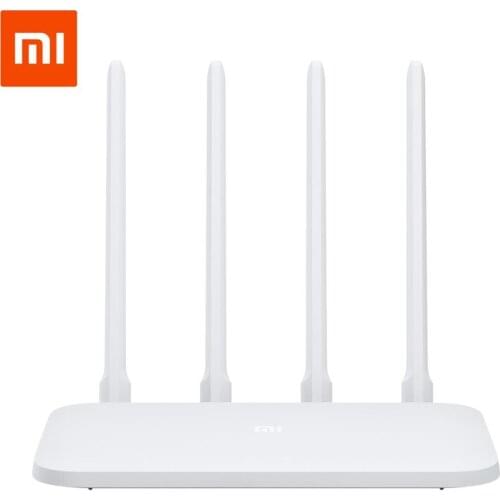 Original Xiaomi Mi WIFI Router 4C 64 RAM 300Mbps 2.4G 802.11 b/g/n 4 Antennas Band Wireless Routers WiFi Repeater APP Control