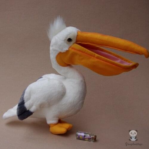 Plush Pelican Doll Toys Simulation Wildlife Toucan Toy Children Puzzle Birds Dolls Gift