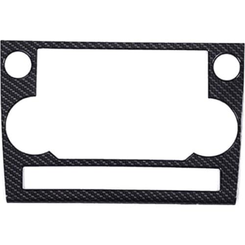 Fit For Land Rover Discovery Sport 2015-2017 Car Central Dashboard Panel Frame Strip Trim Styling Sticker ABS Carbon Fiber Black