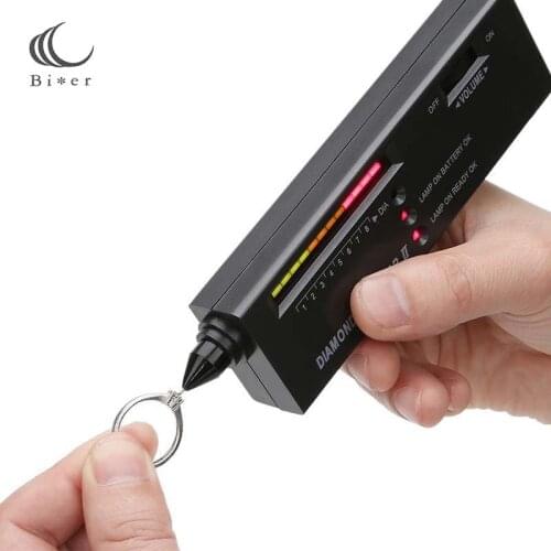 1pc V2 Professional High Accuracy Diamond Tester Gemstone Gem Selector Jewelry Watcher Tool LED Diamond Indicator Test Pen