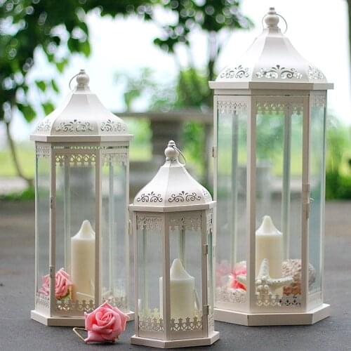 Wedding Centerpieces Home Decoration Glass Candle Holder Wedding Decoration Table Centerpieces Porta Velas Home Decor BA60ZT
