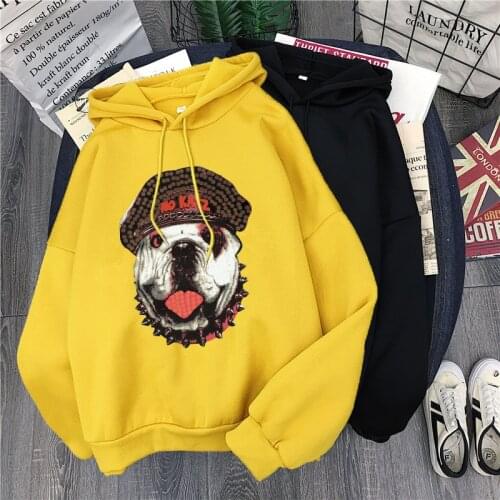 Hoodies Women Autumn Winter Trendy Korean Style Simple Casual Harajuku Printed Soft Loose Womens Clothing Chic Sweatshirts