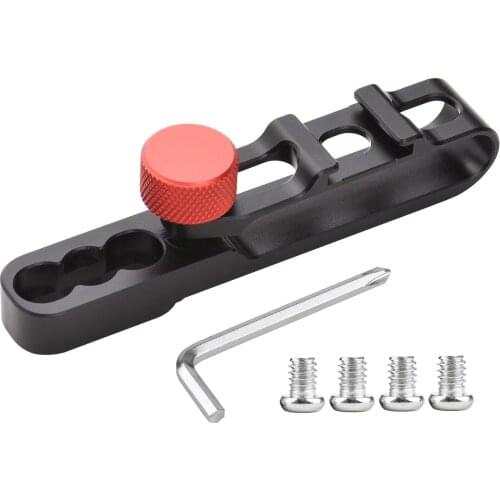 Universal Hard Disk Bracket for Camera Cage Photography Replacement with Cold Shoe Mount Wrench for Hard Dick within 5.8cm Wide