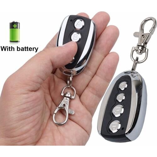 Universal Remote Control 433MHz Duplicator Clone 4 Button Channel Copy Learning Code Wireless Electric Door Smart Key Switch RF