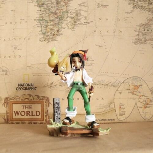 Vogue Classic Comic Anime Takei Hiroyuki Shaman King Yoh Asakura with Amidamaru Figure Model Toys Gift