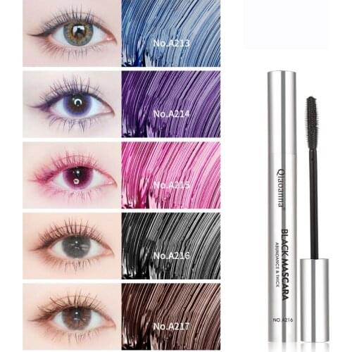 1pcs NEW Color Mascara Long Lasting Waterproof Curl Slender Eyelash Cosmetics Creativity Fashion Charm Eye Makeup Mascara