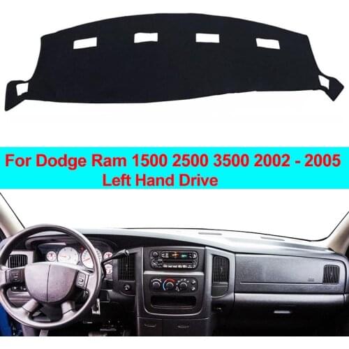 2 Layers Car Dashboard Cover for Dodge Ram 1500 / 2500 / 3500 2002 2003 2004 2005 LHD Pad Carpet Dashmat Sun Shade Pad Cape