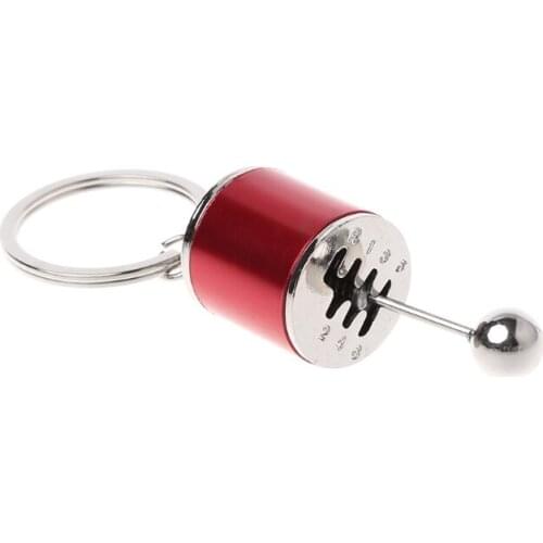 5 Colors Manual Transmission Gear Lever Keychain Shift Lever Key Holder 40GF