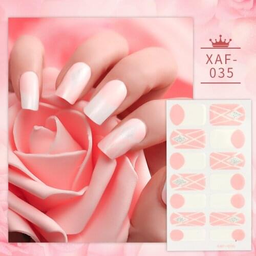 Over 80 Designs Fashion Art Full Nail Sticker Adhesive Manicure DIY Fun Nail Stickers For Women