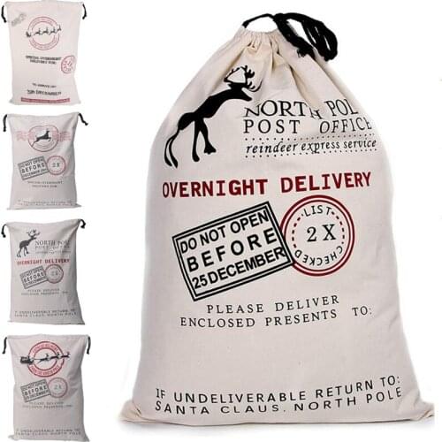 Large Christmas Bags Christmas Presents Christmas Gift Bags Lot Santa Claus Bag Candy Bag Christmas Decorations New Year Gift