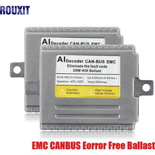 Canbus Error Free AC 12V 35W canbus ballast 35w hid ballast EMC Ballast Headlights Fog lights For H1 H3 H7 9005 HB3 9006 HB4