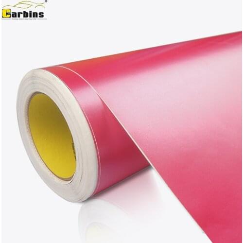 CARBINS Romantic Car Detail Styling Wraps Cherry Pink Auto Door Hood Sticker Decal