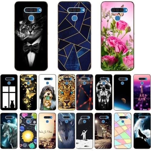 For LG Q60 Case Luxury TPU Silicone Cases for LG K50 Phone Back Cover for LG Q 60 Funda Coque for LG Q70 Q 70