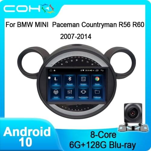 COHO For BMW MINI Paceman Countryman R56 R60 2007-2014 Android 10.0 8-core 6/128G Multimedia Player Stereo Car Radio