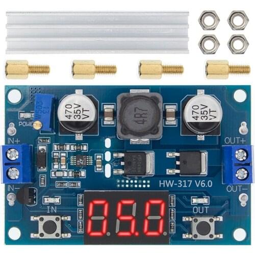 DC DC-DC 3~35V to 3.5~35V LTC1871 Booster step up Step-up module Converter Regulated Power Supply+VoltMeter