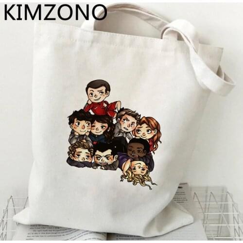 Teen Wolf shopping bag eco bolsa jute bag shopper recycle bag bag string bolsas ecologicas fabric bolsas reutilizables sac tissu