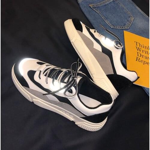 2021 Spring Shoes Men Shoes Mens Casual Shoes Fashion Reflective Sneakers Street Cool Man Footwear Zapatos De Hombre