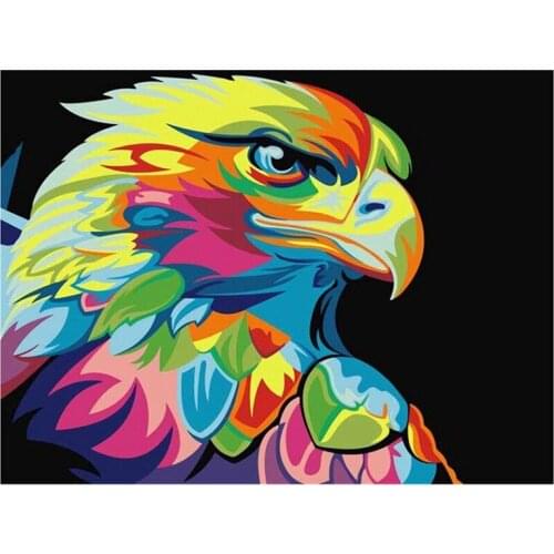 Animal Round Diamond Artist Decorates Walls With Diamond Paintings Home / Hotel / Office Decorations And Gifts