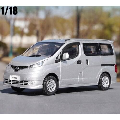Diecast 1:18 NV200 Alloy Toy Car Business Purpose Model Car For Boy Gift Original Box Collection