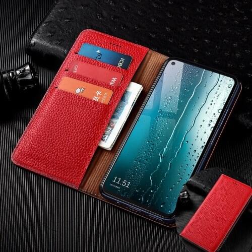 Magnet Natural Genuine Leather Skin Flip Wallet Book Phone Case Cover On For Vivo Y31 Y31s Y11 V21 2021 Y 31 VivoY31 128/256 GB