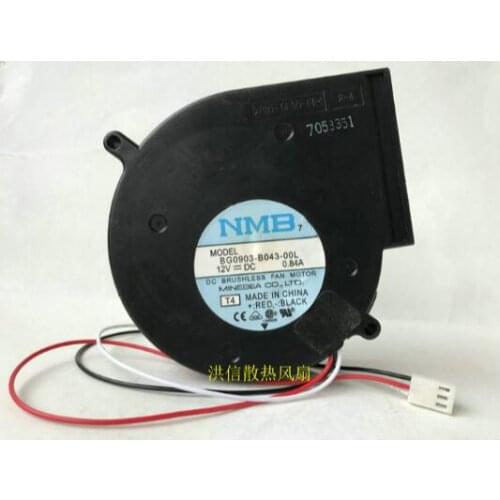 Original NMB 9733 BG0903-B043-00L DC12V 0.84A 3 line turbine blower heat dissipation fan