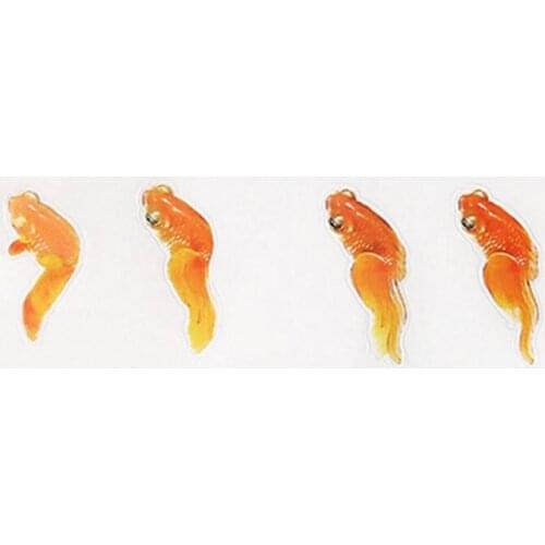 Resin Sticker DIY Crafts Fish 3D Mold Material Decoration Jewelry Filling Tools MXME