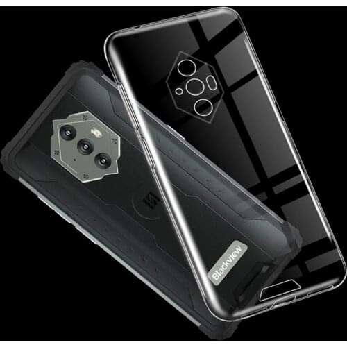 Transparent Phone Case For Blackview BV6600 IP68 Silicona Caso Soft Black TPU Case For Blackview BV6600 Pro BV6600Pro Back Cover