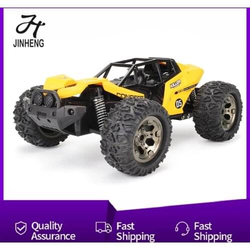 RC Car 1:16 Scale 2.4GHz 4WD High Speed Fast Remote Control Racing Car USB Charging Off-Road Vehicle For Kids