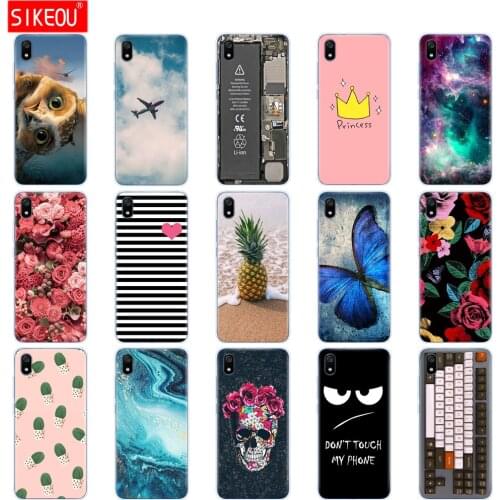 Silicon case for xiaomi redmi 7a cases full protection soft tpu back cover on redmi 7 a bumper hongmi 7a phone shell bag coque