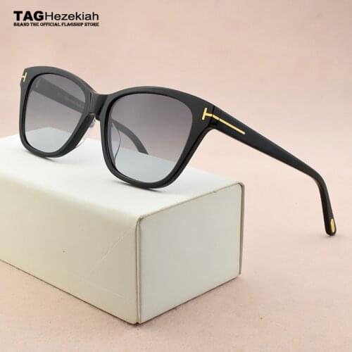 Luxury brand sunglasses women 2019 new vintage cat eye sunglasses men UV400 retro Progressive sun glasses for women mens TF5512