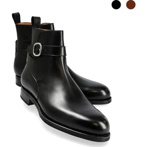 Winter Mens Boots Shoes Add Velvet Work Boots Fashion Designer Classic Simple Shoes Men Non-Slip Genuine Leather