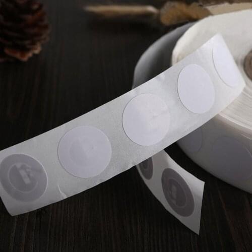 100PCS/LOT) 25mm White Protocol ISO14443A 888 Bytes NFC 216 Stickers Tag For Samsung Galaxy/Sony and All NFC Phones