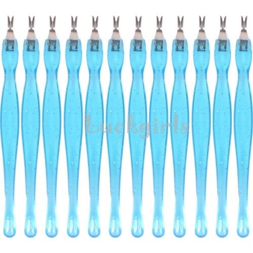 12PCS/LOTS Nail Tools Cuticle Pusher Professional V Type Nail Art Remover Manicure Beauty Pusher Soft,not Hard Random Colors