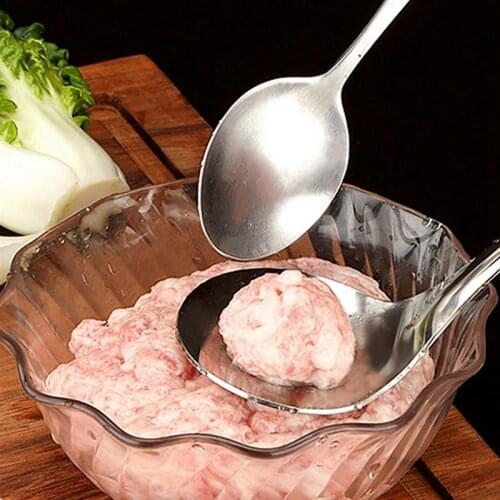 2Pcs/3Pcs Meatball Spoon Stainless Steel Meatball Maker Kitchen Utensil Meat Mold Kitchen Tools Meat Accessories