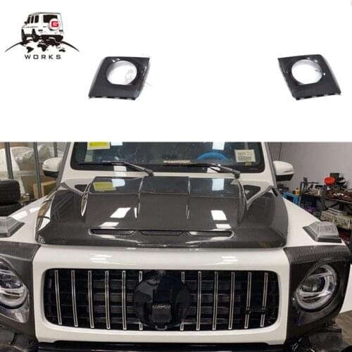 2020y new g class W463A G500 b900 carbon fiber front bumper headlight led cover car autoparts W464 G63 G550 G350d B900