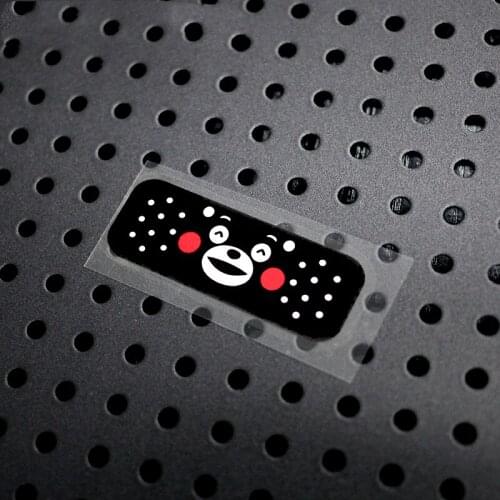 2x Cute Band Aid Bear Car Scratches Cover Stickers Applique Motorcycle Dirt Bike Helmet Computer Case Trunk Decals