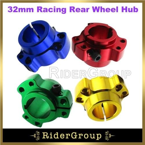 4 Colors Lightened Billet Aluminum 1-1/4" 32mm Bore Racing Rear Wheel Hub For Go Kart Cart Drift Trike Parts