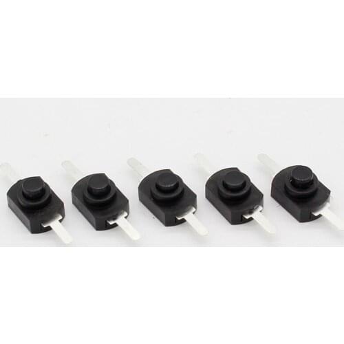 Free shipping 10pcs DC 30V 1A Black On Off Mini Push Button Switch for Electric Torch