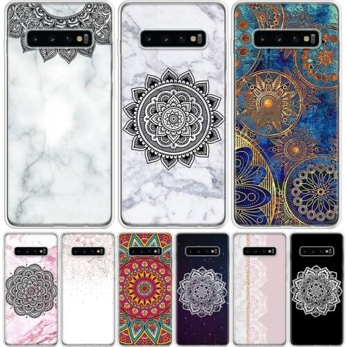 Floral Paisley Mandala Cover Phone Case For Samsung Galaxy S10 S20 Ultra Note 10 9 8 S9 S8 J4 J6 J8 + Lite Plus Pro S7 Coque
