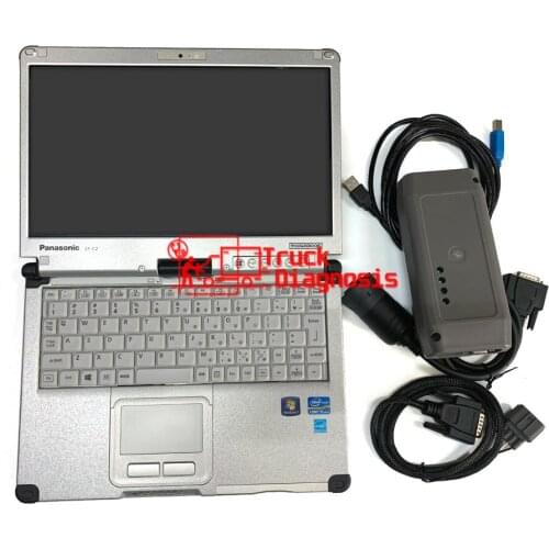 DIAGNOSTIC KIT DLA for JCB Electronic Service Tool ServiceMaster V1.73.3 JCB diagnostic scanner tool+CF19 laptop