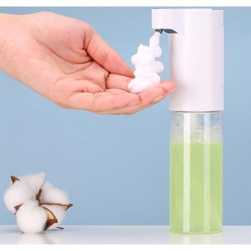 350ML Smart Sensor Hand Washer Soap Dispenser Touchless Foam Liquid Dispenser ABS for Kitchen Bathroom Automatic Soap Dispenser