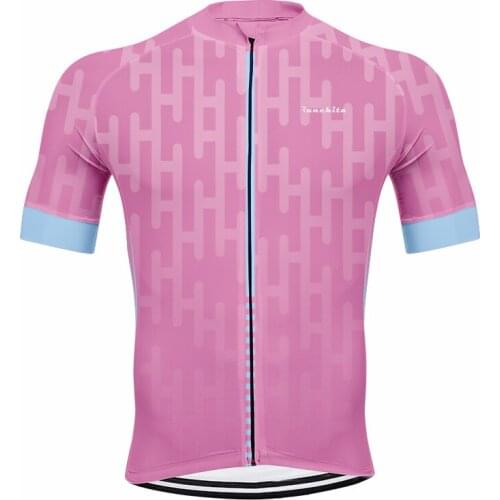 RUNCHITA Cycling Jersey men Summer Outdoor Sport Bike Jersey Breathable Mountain Bicycle Clothing Maillot Ropa Ciclismo Hombre