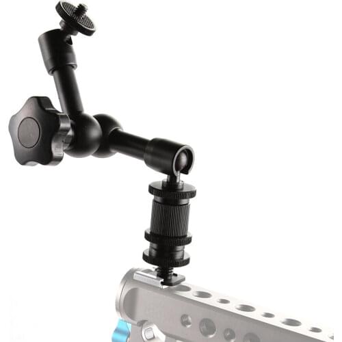 Fotga 7" Friction Articulating Magic Arm for DSLR Camera Hot Shoe Monitor LED Light