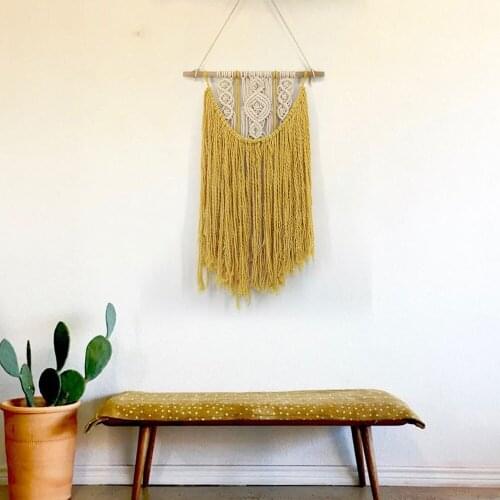 Home decoration tapestries Bohemian style decorative pendants wall-hanging Decor Macrame Ornament For Apartment Bedroom Balcony